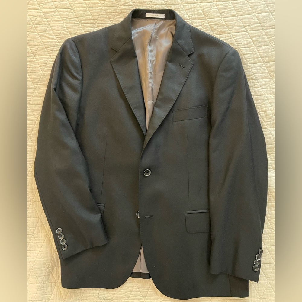 NORDSTROM SIGNATURE x Loro Piana Cashmere Jacket in Black 44 R Made in Italy